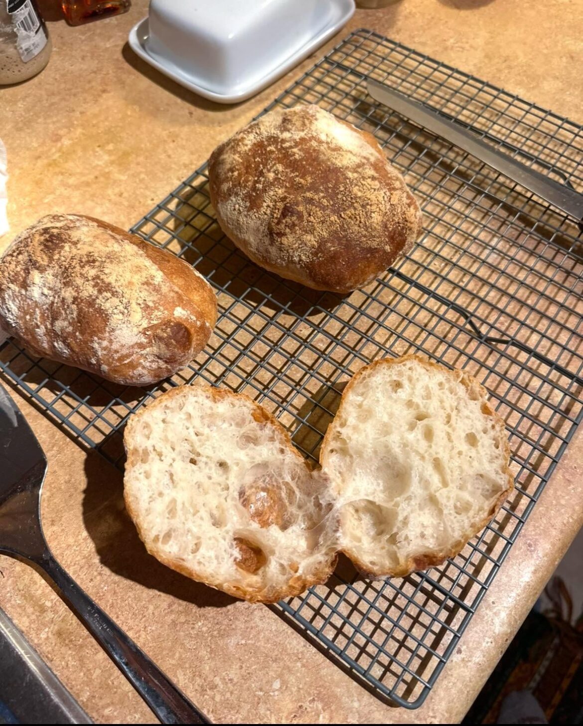 First time making pan de Cristal
