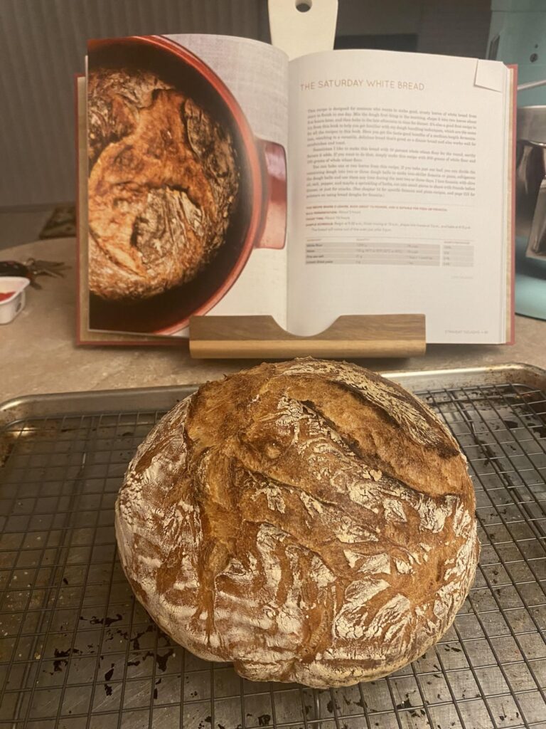 First loaf in a long time — very happy!