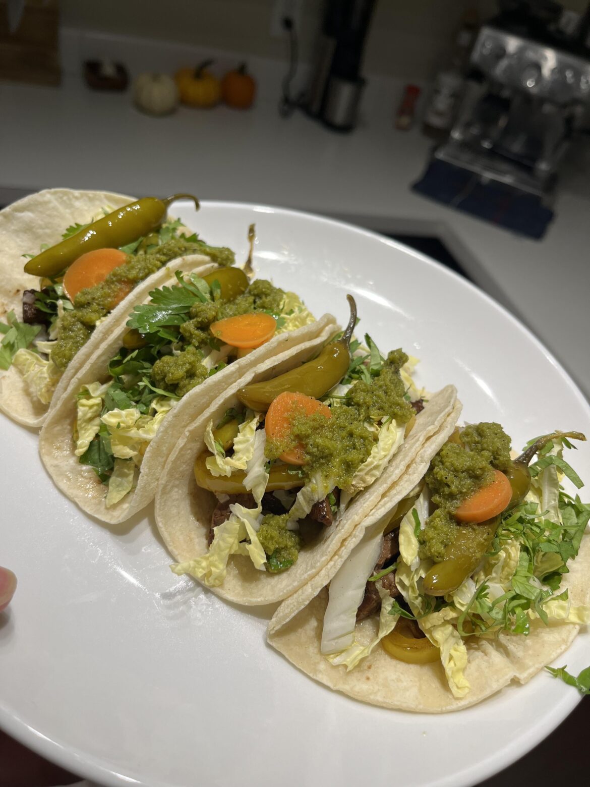 Do you eat the whole pepper or do you leave the stem?