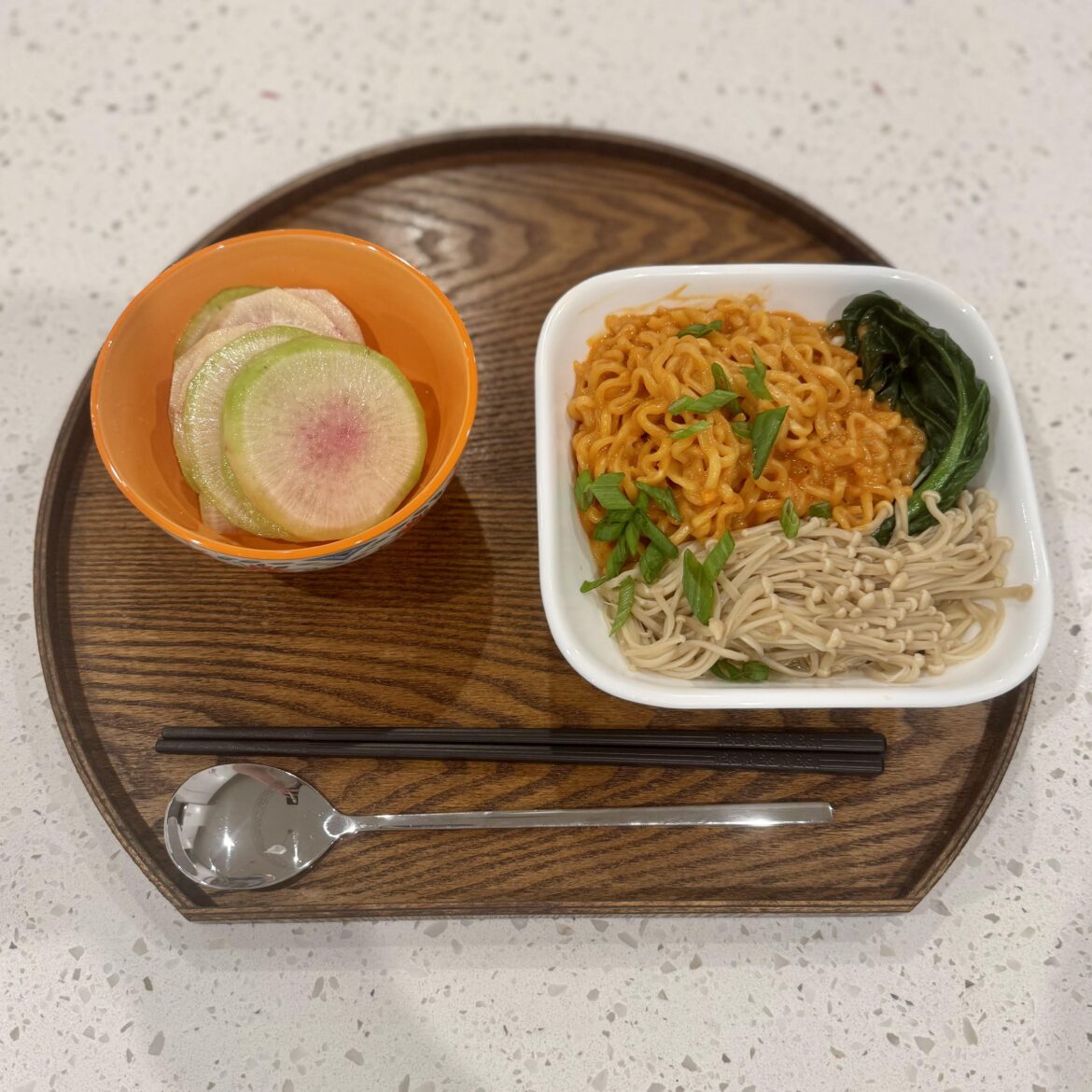 Quattro Cheese ramyun has such a nice spice level