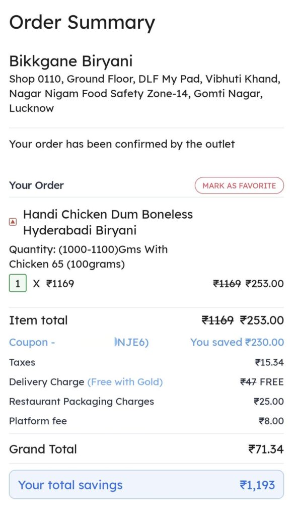 Zomato Biryani Hack? Massive Savings Alert! 🤯🍛