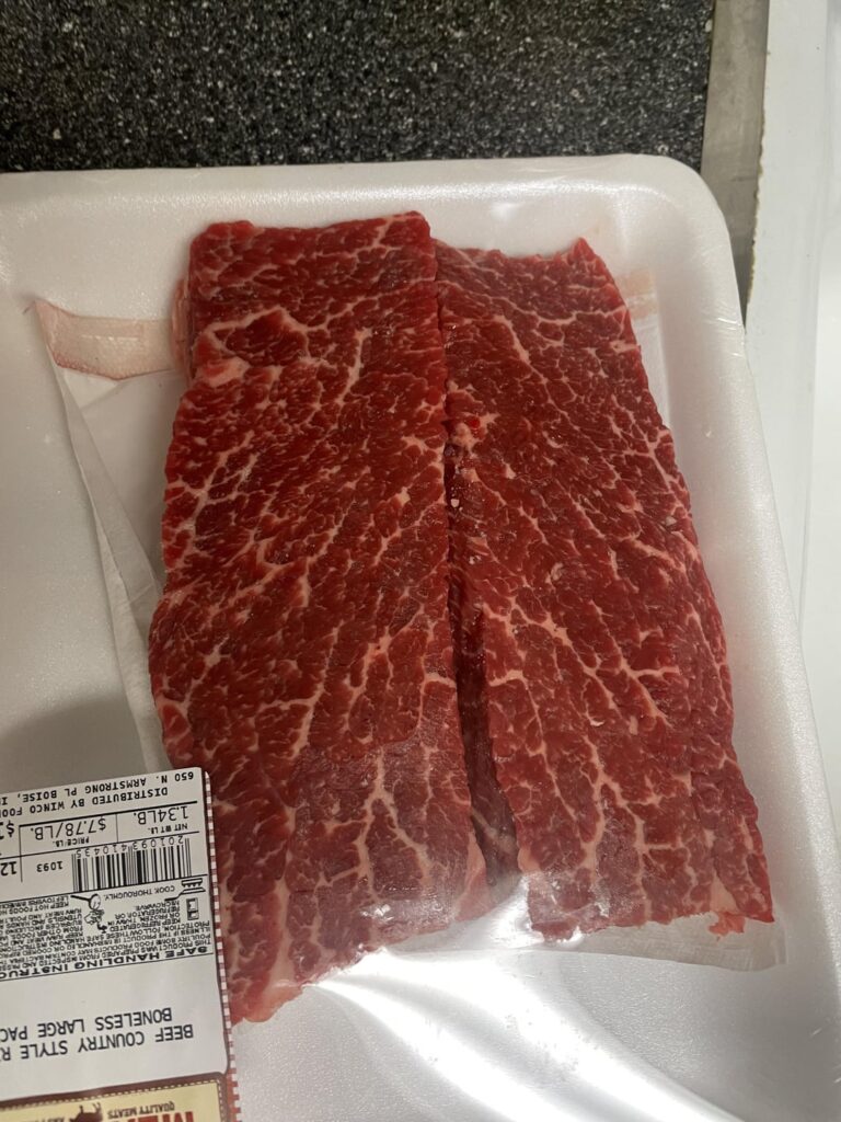 Fiancée’s birthday dinner: steak and cheesy pasta