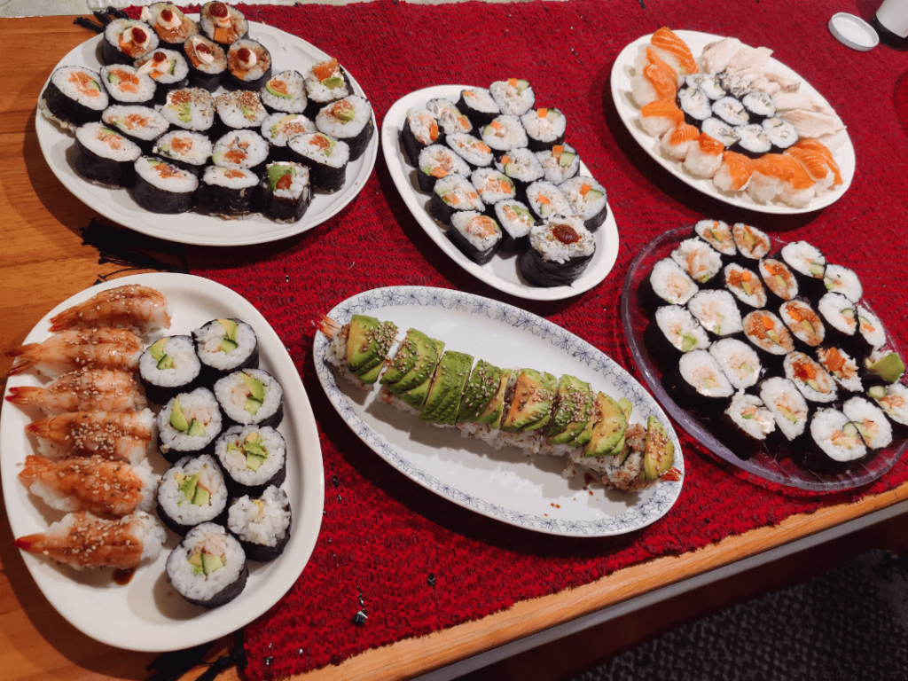 Our traditional Christmas sushi