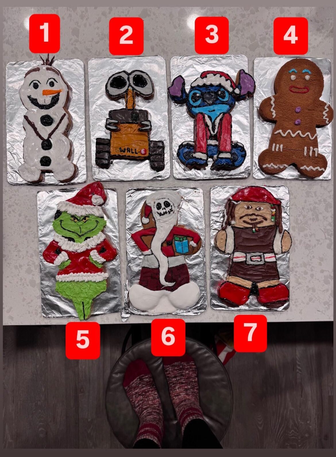 6th annual family gingerbread decorating competition