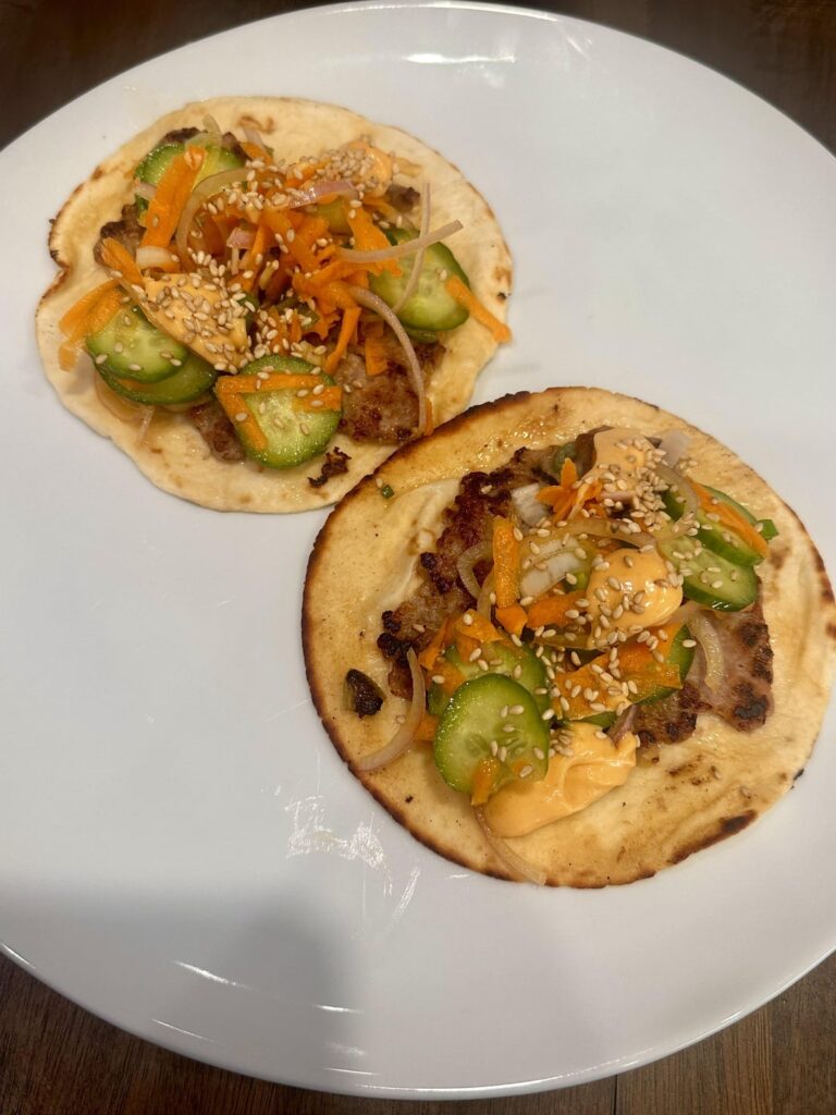 Gyoza Tacos - Fave HF Meal