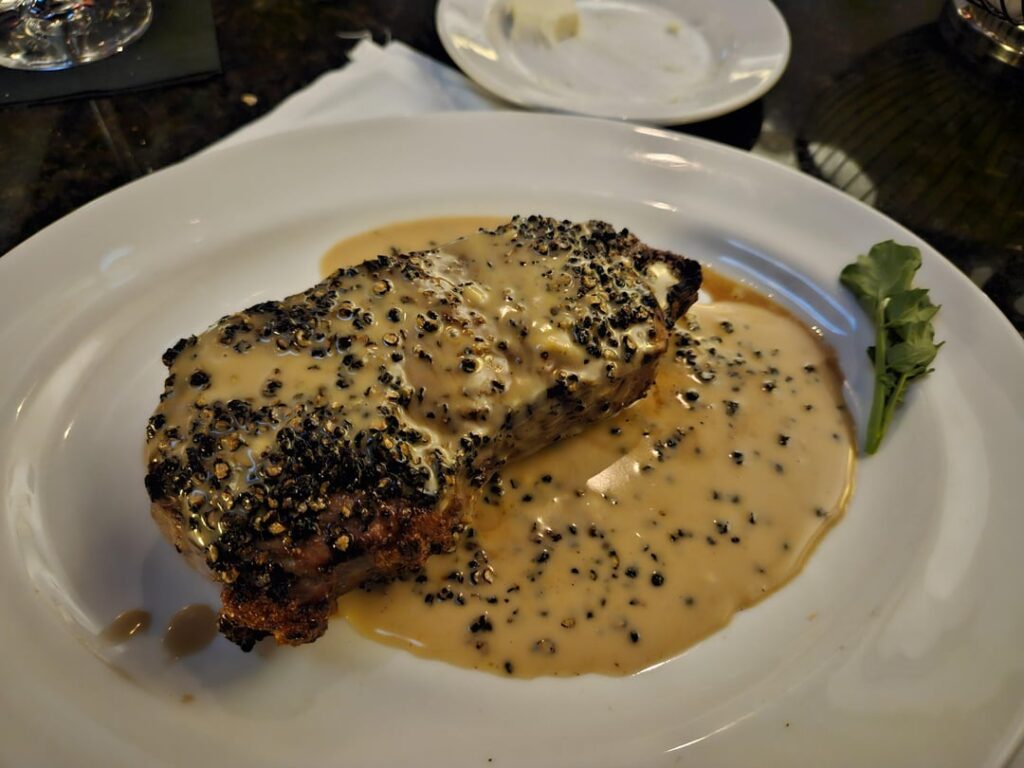 Capital Grille while travelling