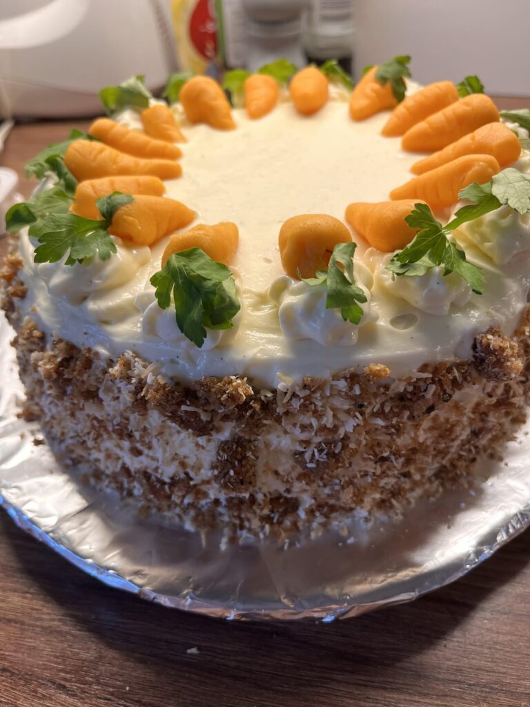 Carrot Cake I made for my surgeon as a thank you.