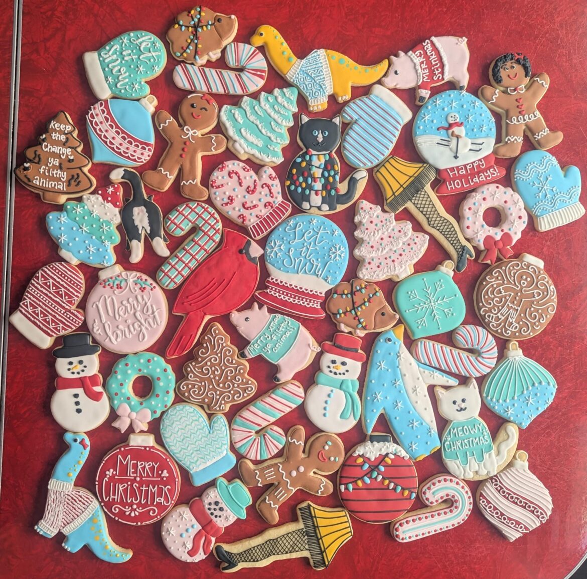 My favorite time of year to decorate cookies.