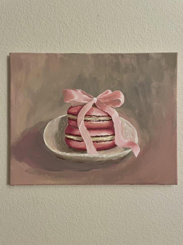 I love macarons so much I painted them 🎀