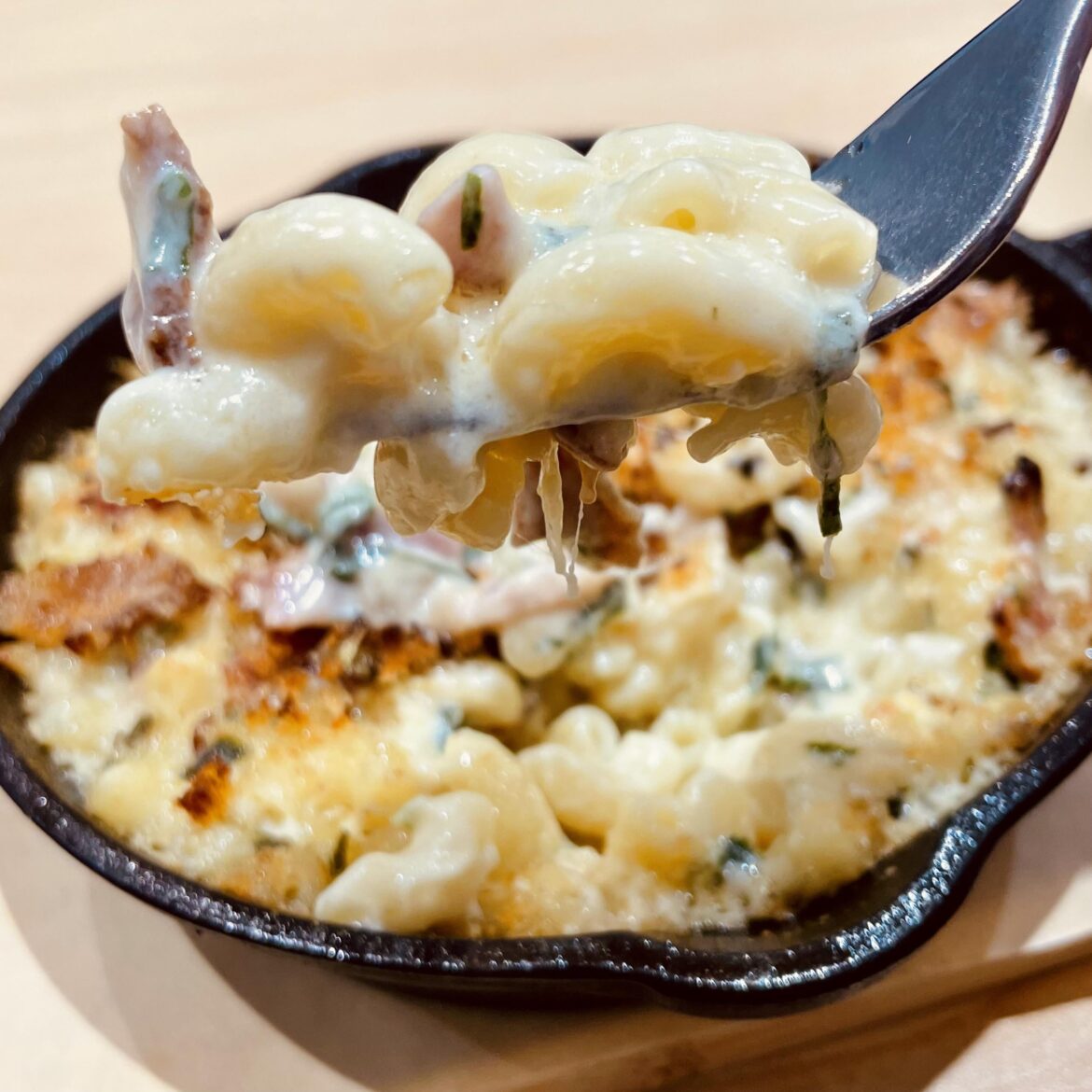 Mac and cheese at Geste