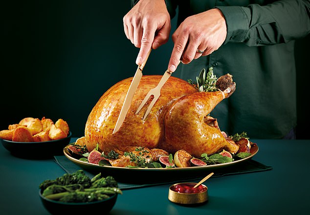 The complete Christmas food guide. TESSA CUNNINGHAM tried EVERY supermarket’s festive offerings – and the very surprising winner is… STAR BUY: Aldi's Roly Poly Whole Turkey, £39.96 for 4kg bird