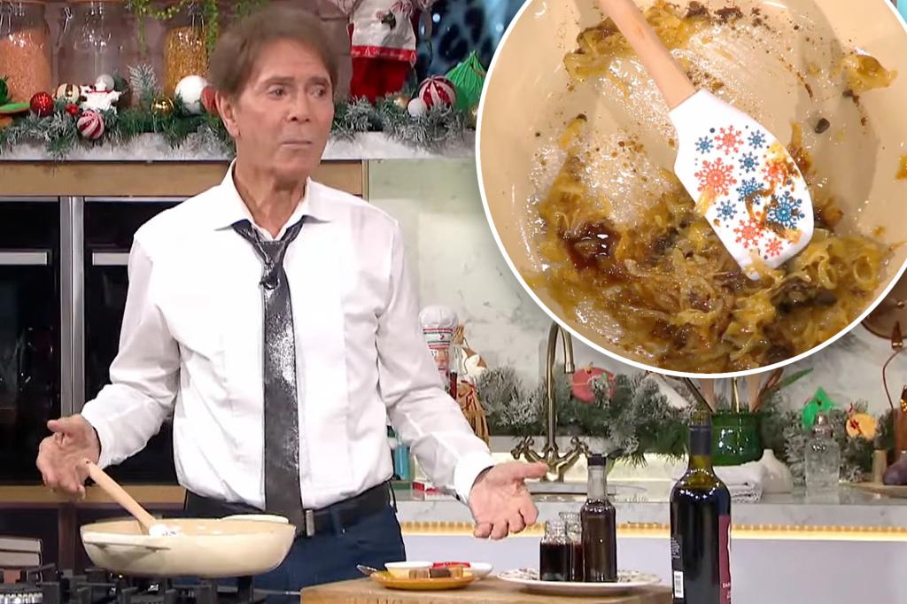 Cliff Richard shares ‘absolutely vile’ gravy recipe on TV Cliff Richard shares 'absolutely vile' gravy recipe on TV