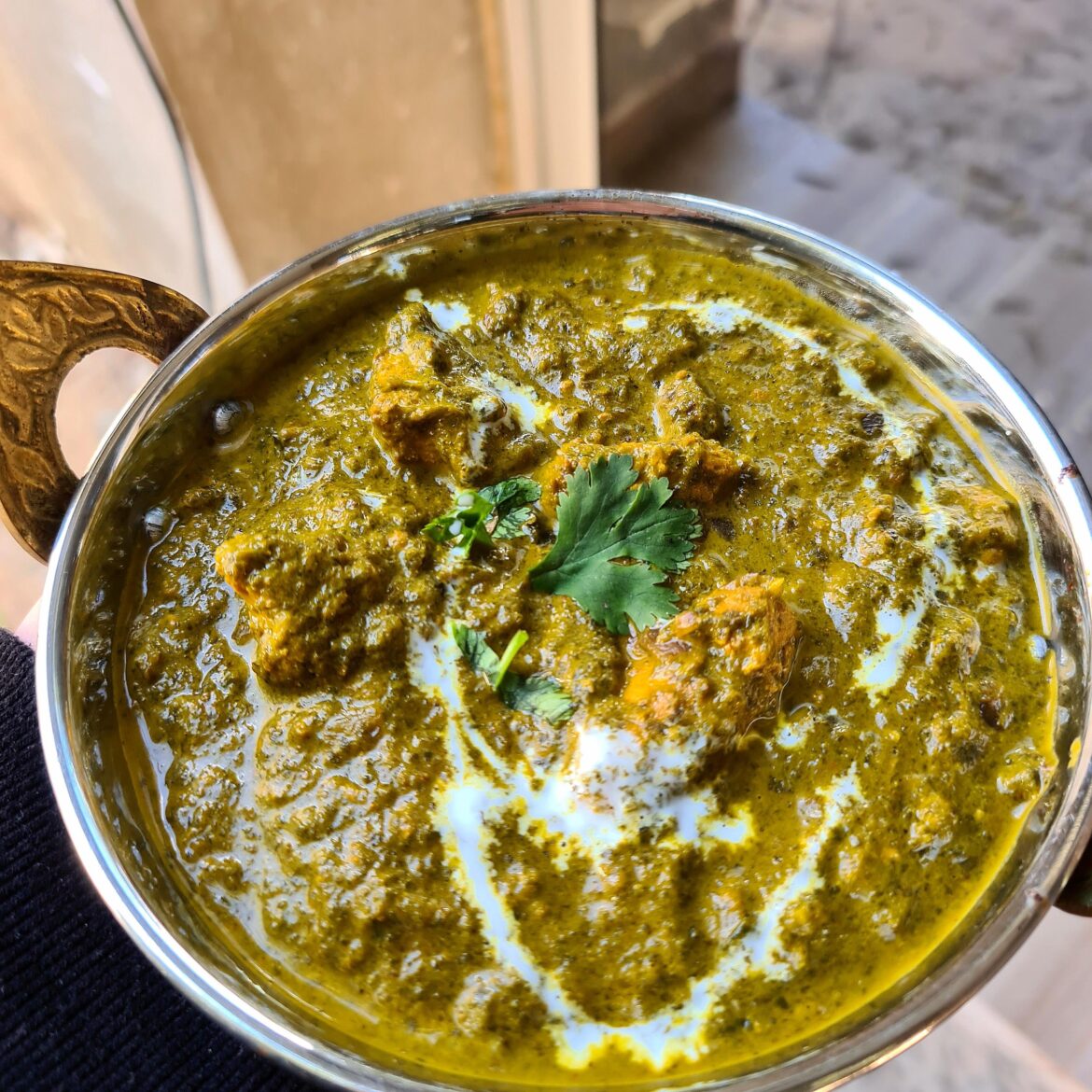 Chicken Palak (Spinach Curry)