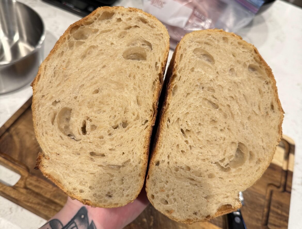 Am I crazy or is this crumb actually good?