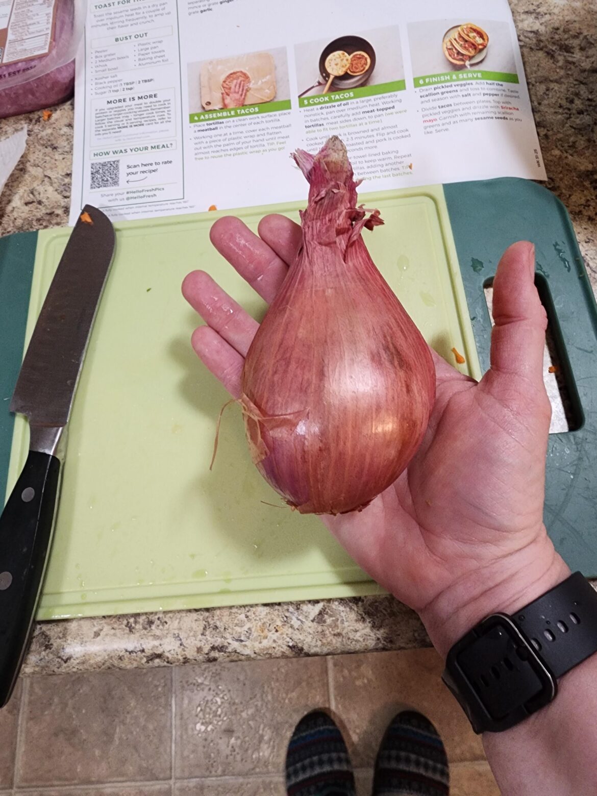 In awe of this shallot