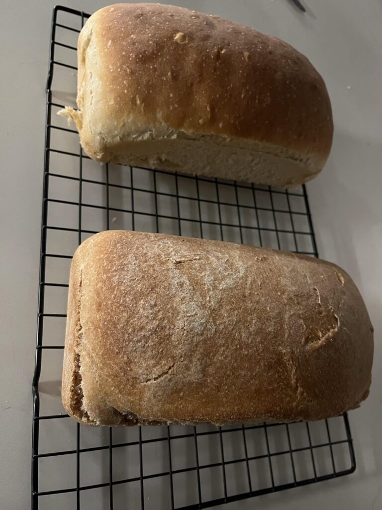 I made 2 different loaves in one day