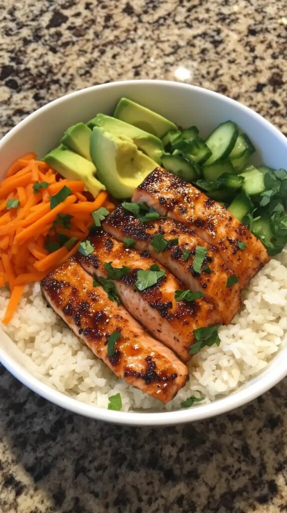 Quick, Healthy, and Delicious: Salmon Bowl Recipe!