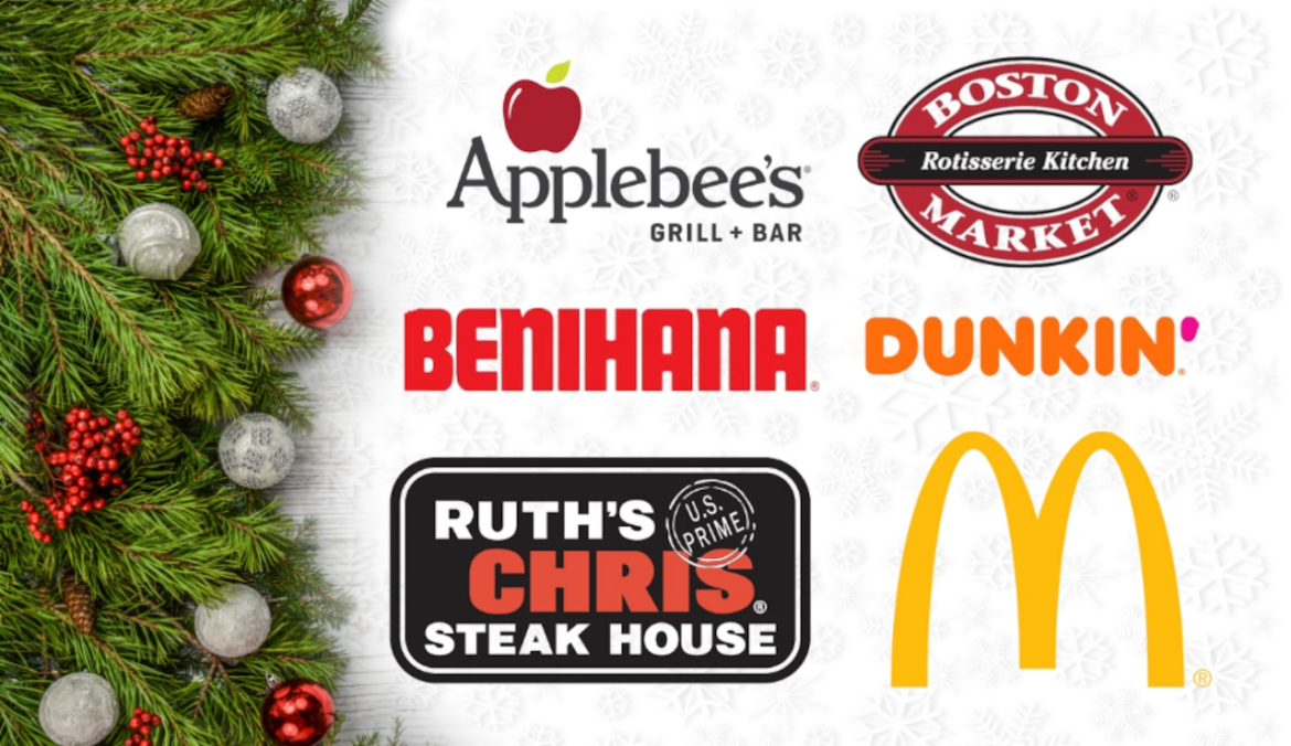 What restaurants are open on Christmas 2024? Store hours for fast food places & restaurants on Dec. 25 Mostly Sunny