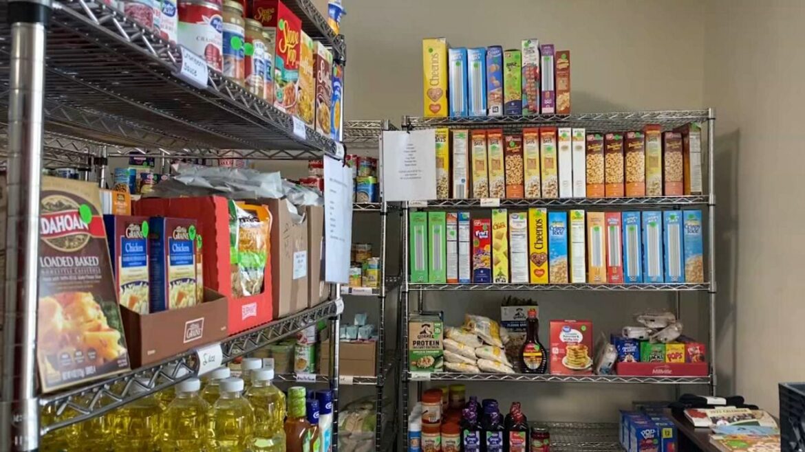 Holiday season is busiest time for food pantries Shelves at Penfield Hope