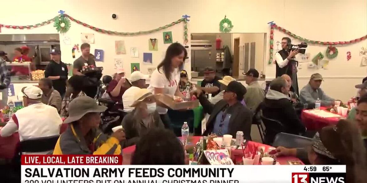Salvation Army feeds hundreds at annual Christmas dinner