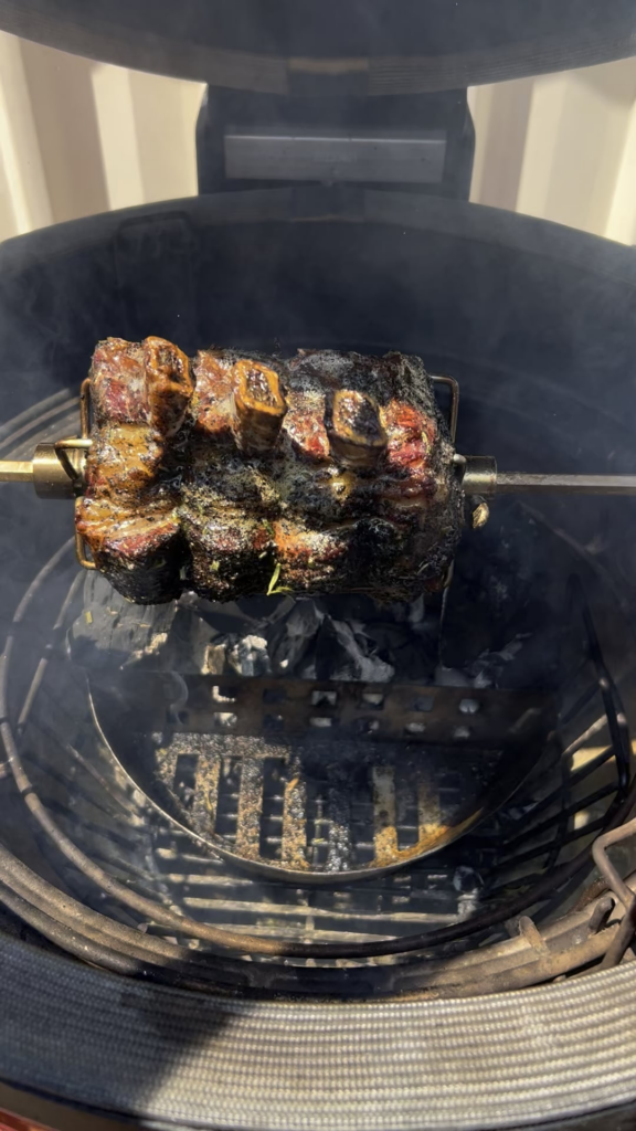 Only fire Prime Rib Rotisserie