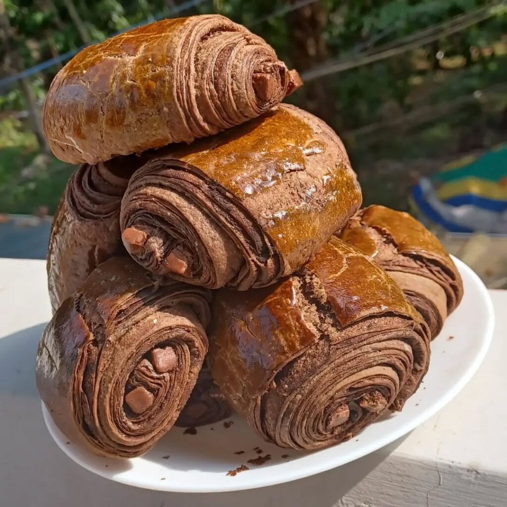 triple chocolate pain au chocolate