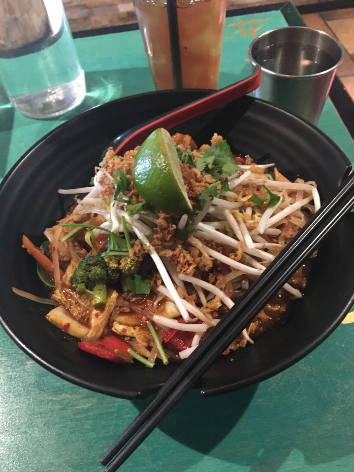 Drunken Noodles at Night Market in Whitehorse Yukon