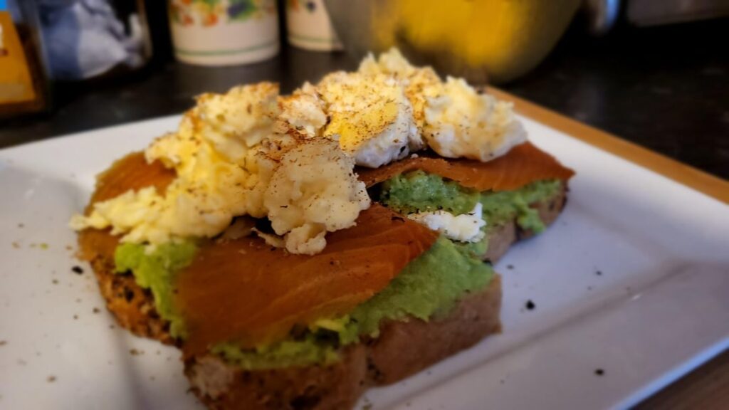 Brunch on a cold wet day