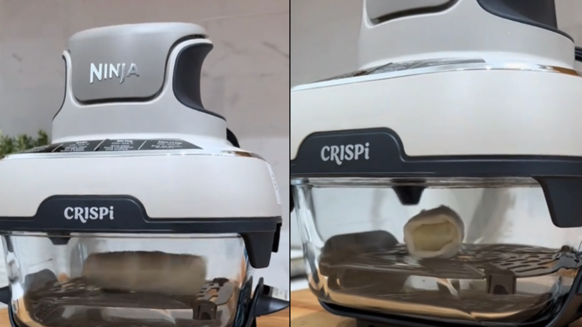 Viewers left stunned after woman reveals what food cooking inside an air fryer really looks like - Food & Drink