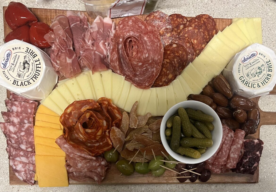 first charcuterie board