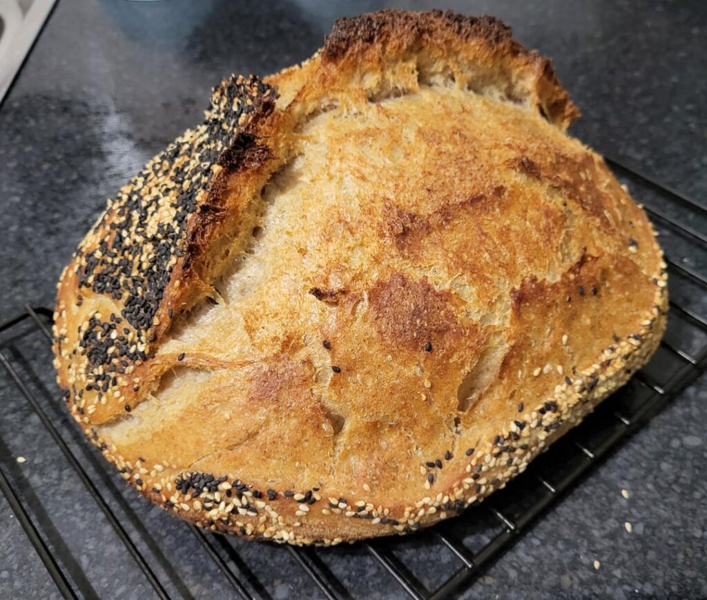 143 hour fridge loaf 😋