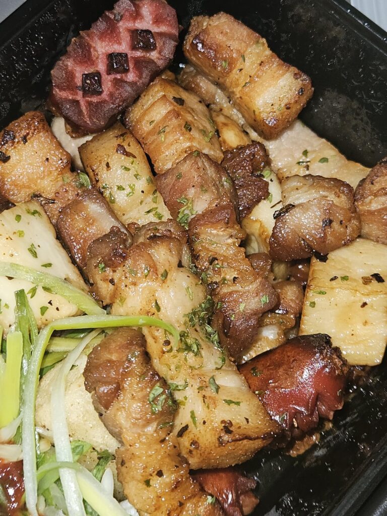 Samgyeop-sal and naengmyeon