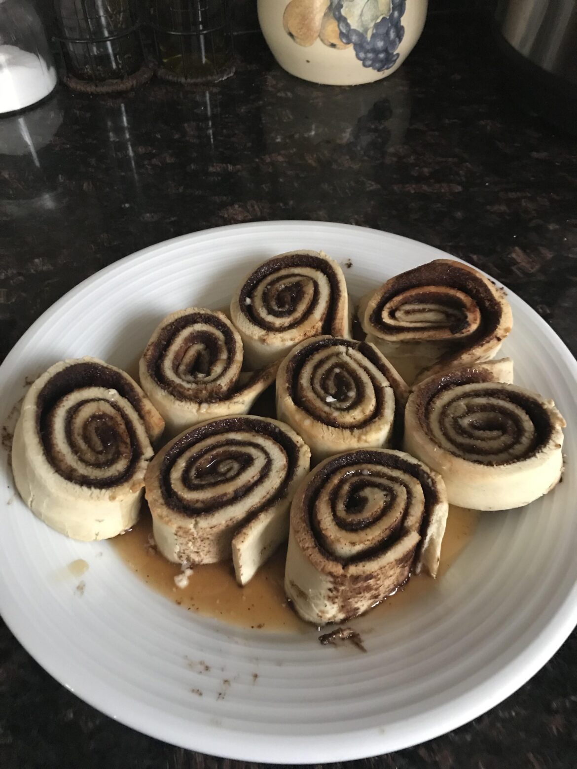 My first attempt at gluten free cinnamon rolls 😂