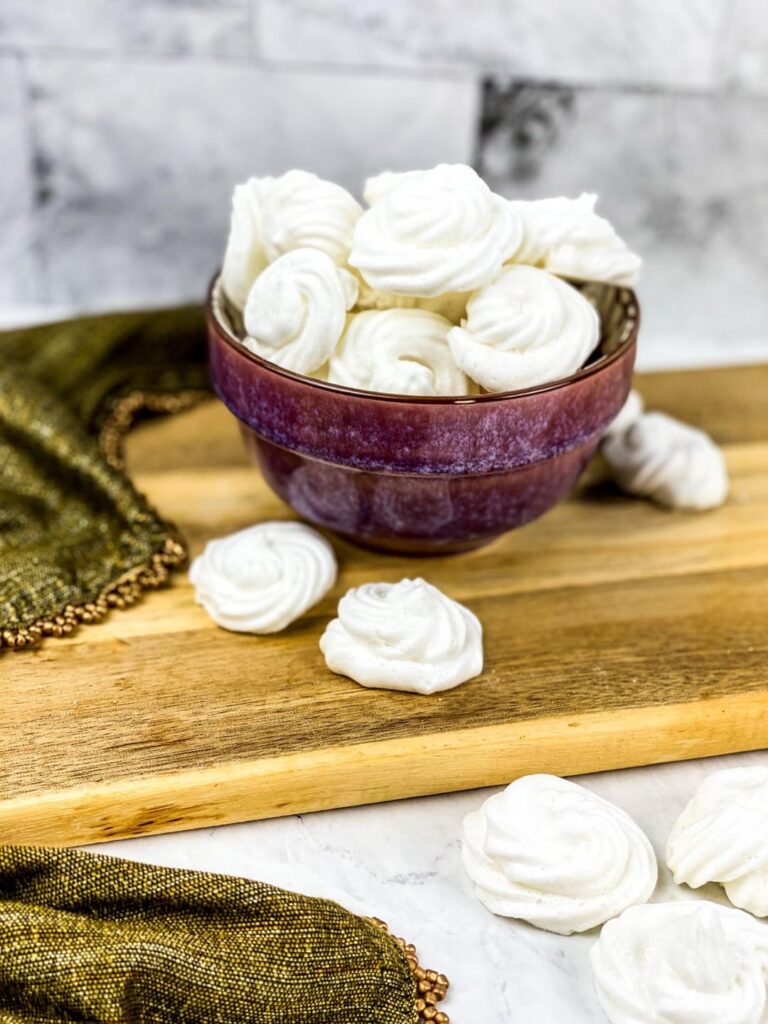 Low Carb Almond Meringue Cookies