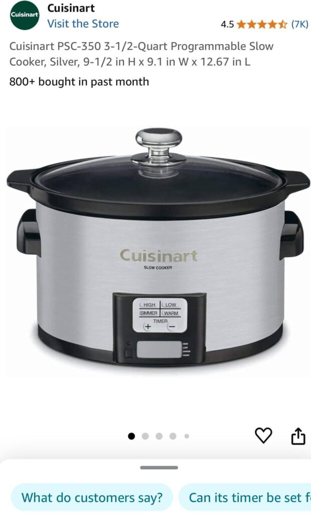 First Crockpot, couple of questions and recommendations.