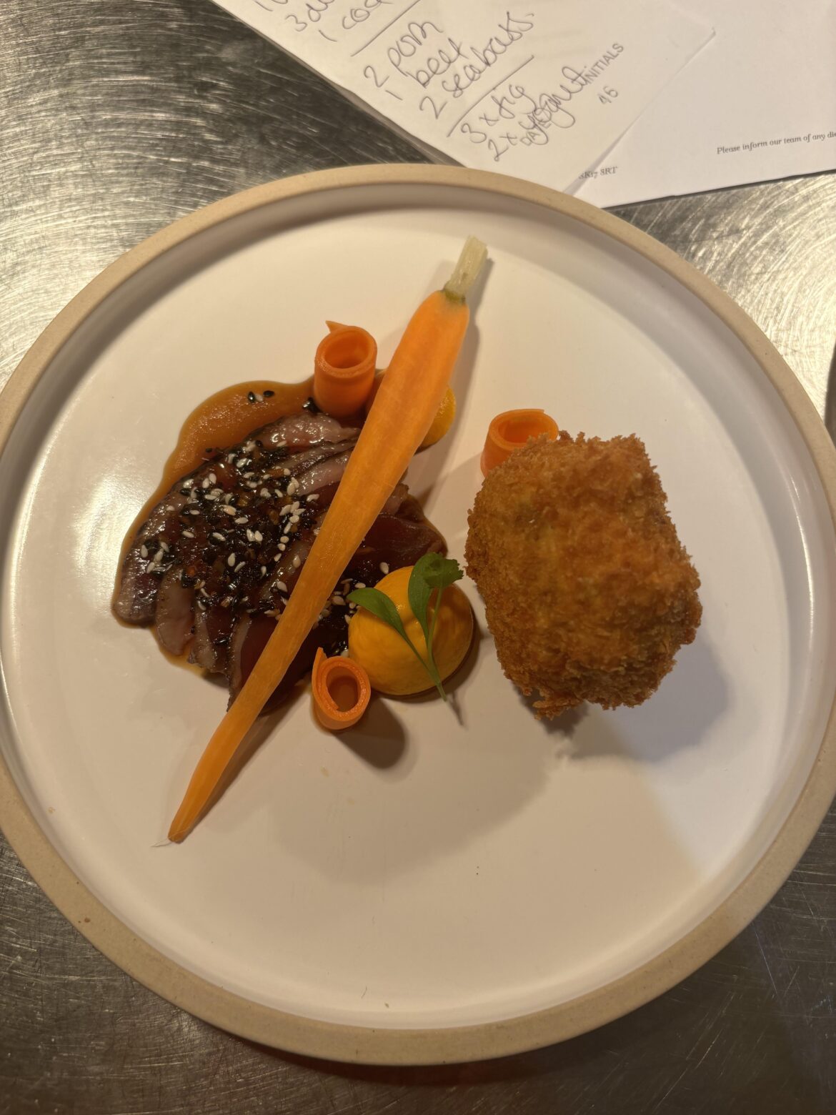 Cured duck breast prosciutto