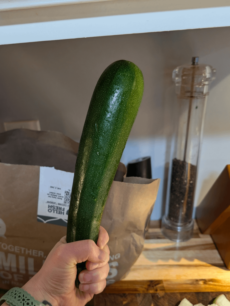 I'm used to getting smaller produce...