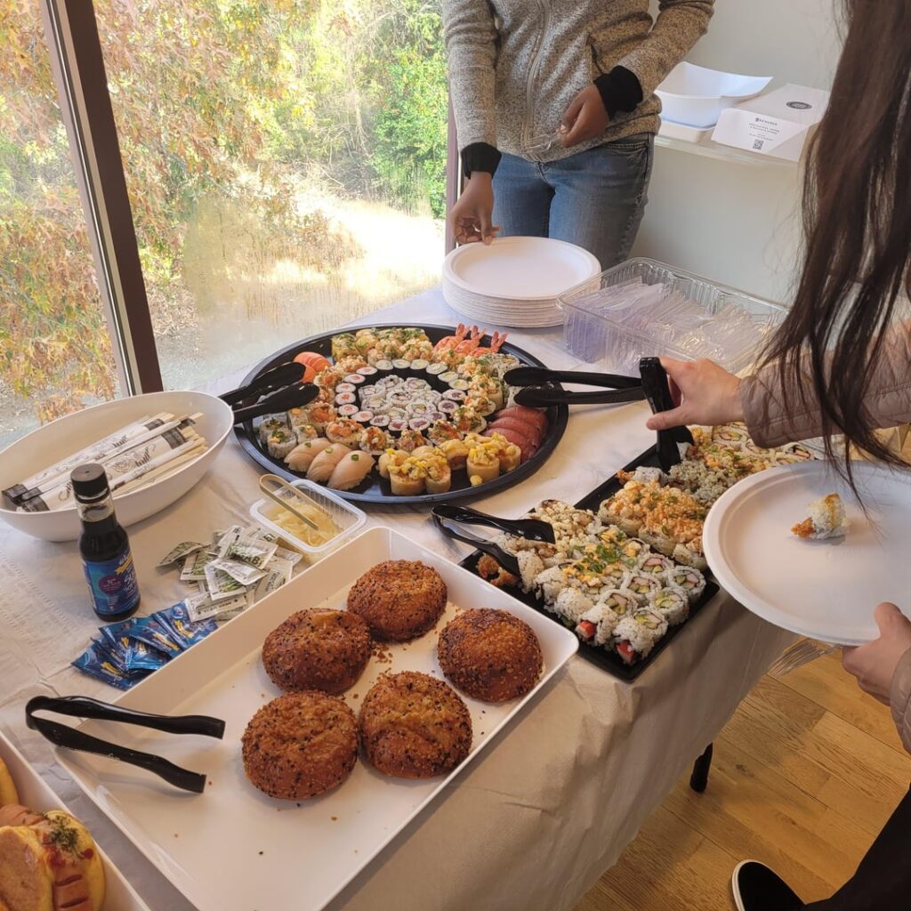 Had sushi at church earlier today (think it was from Wegman's)