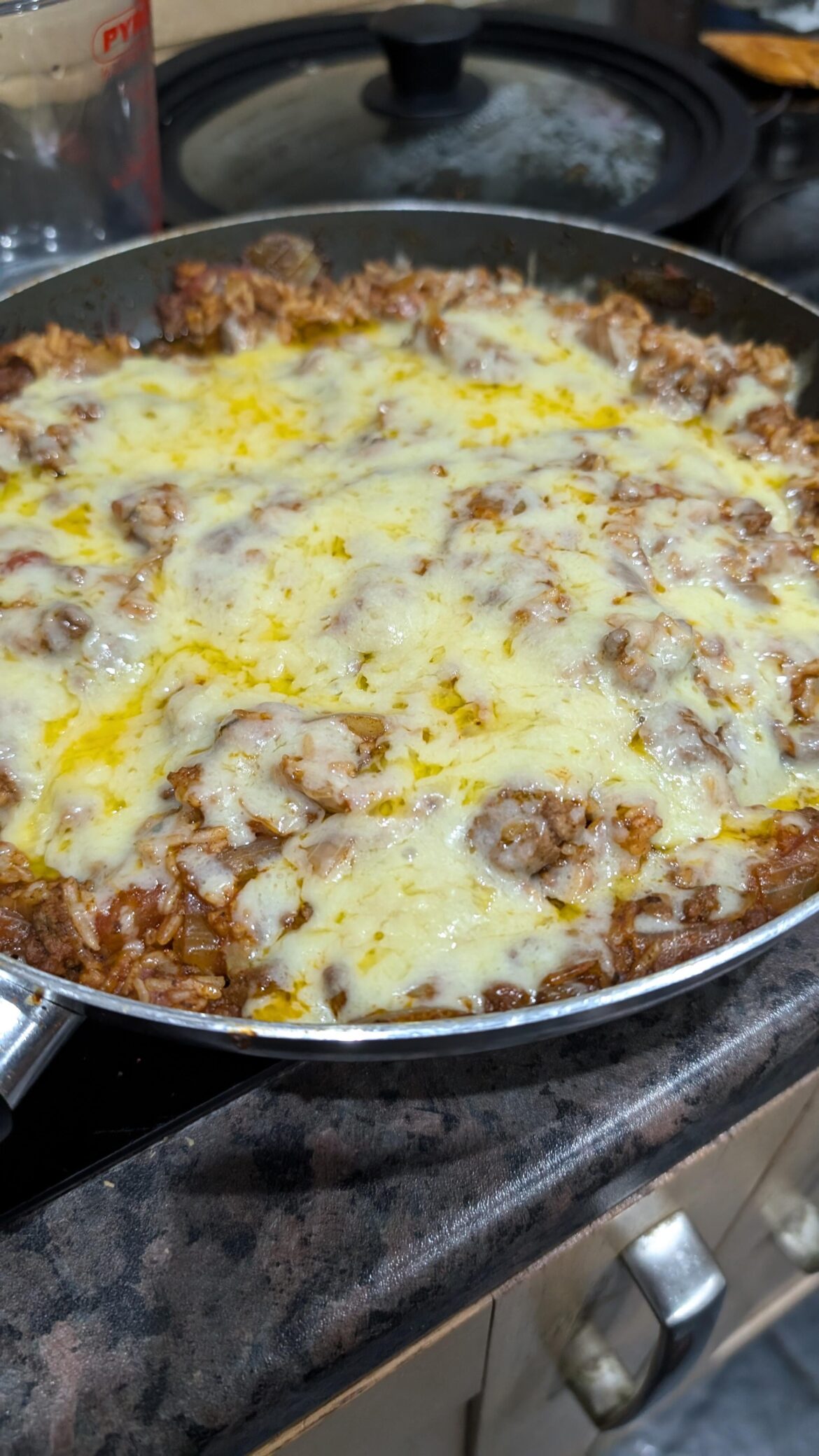 Cheesy Taco Beef Rice I made for last nights dinner