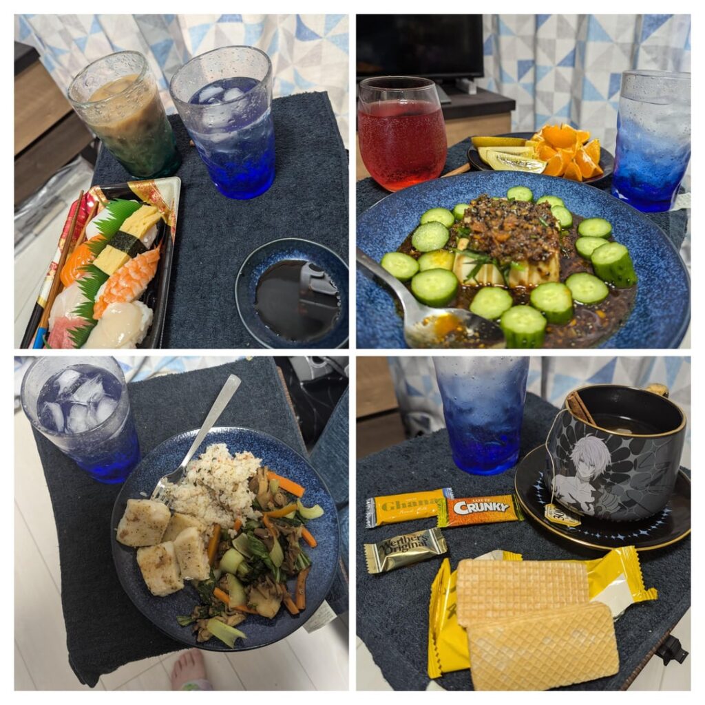 1557 calories for the day!