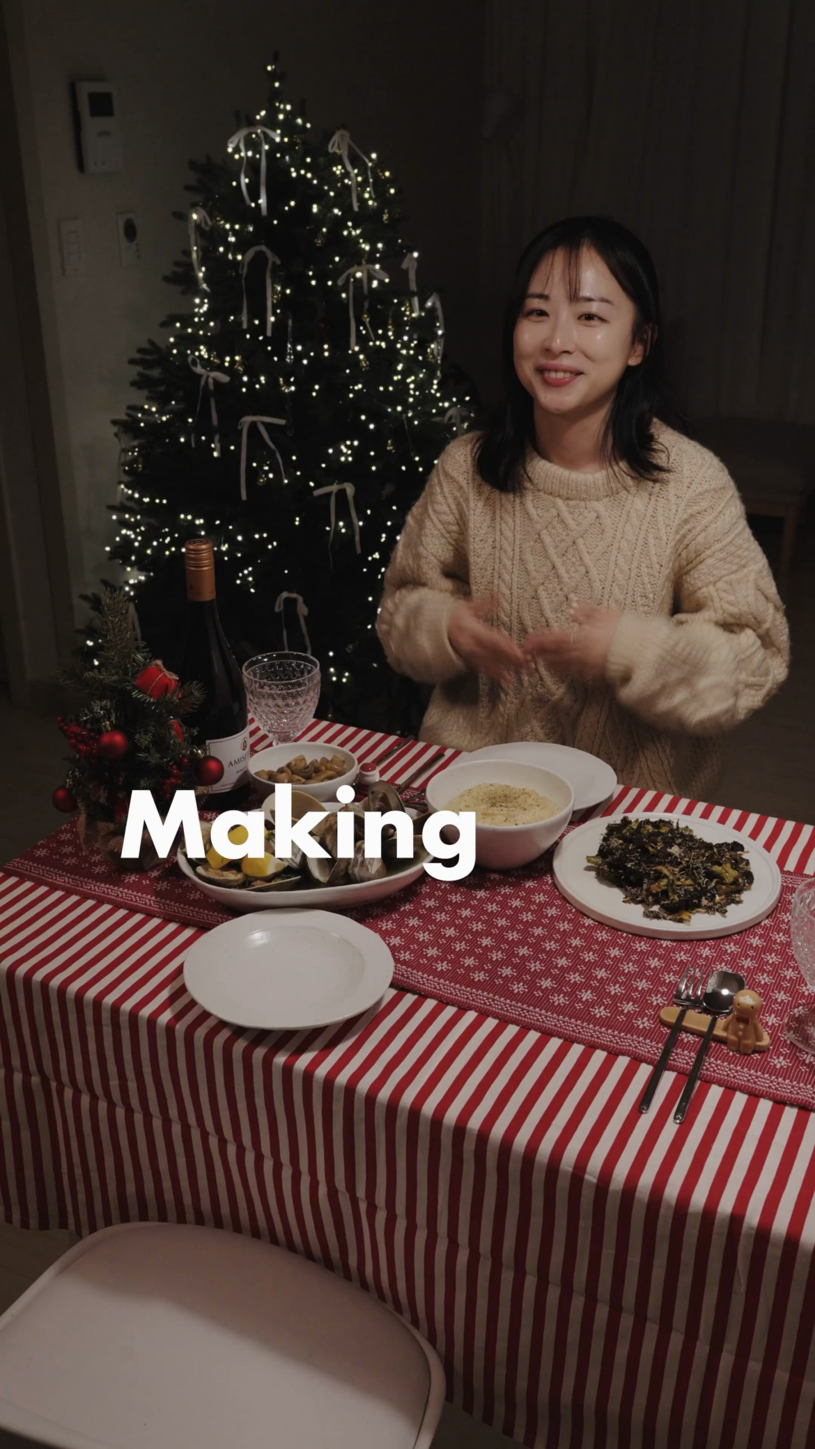 Christmas Dinner in Korea