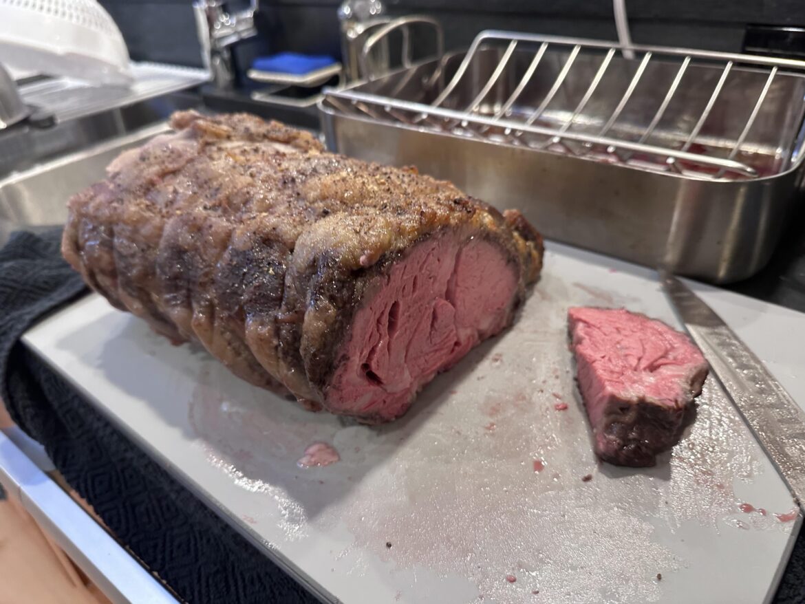 Cook time for 7 lb boneless prime rib using reverse sear?