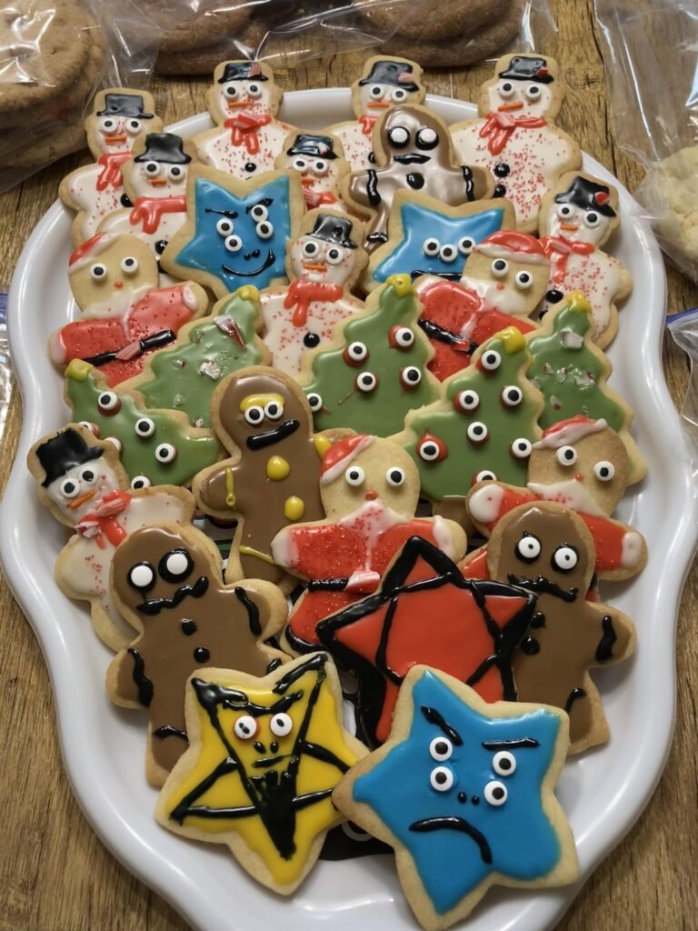 This years Sugar Cookies baked and decorated by my daughter (15) 🍪🍪