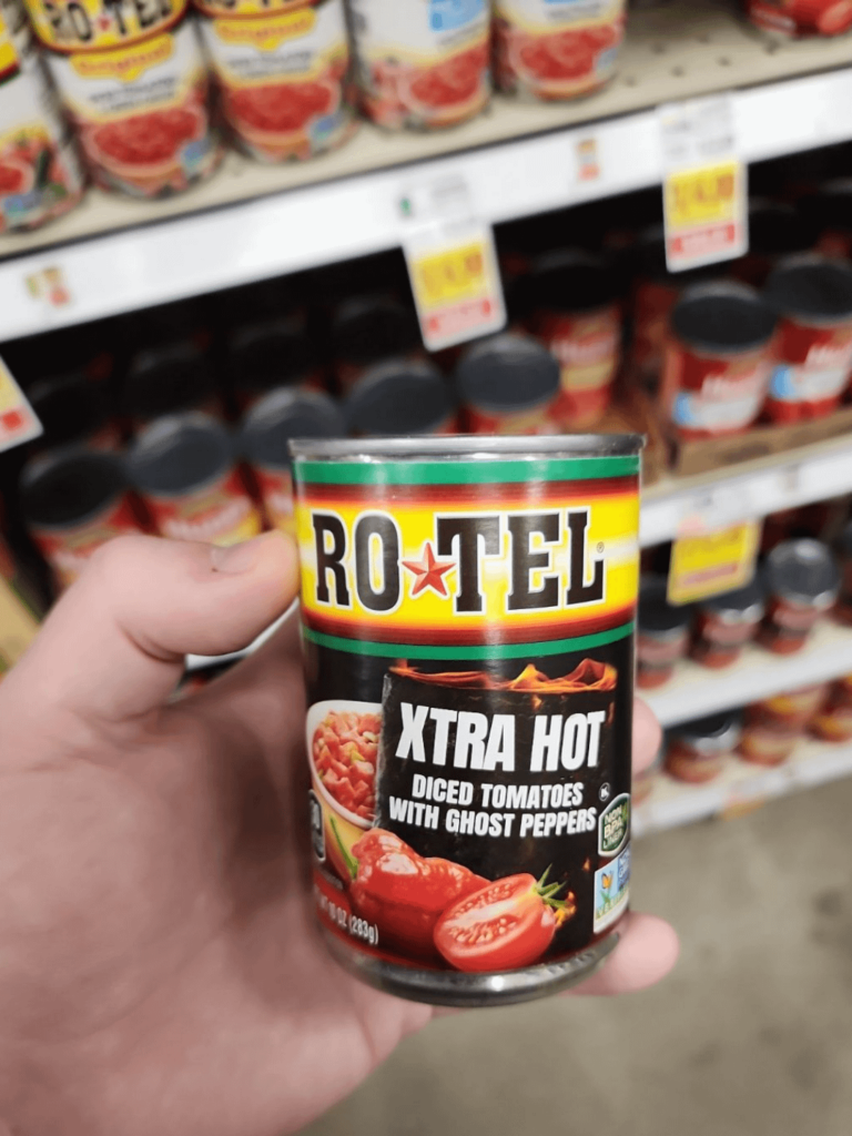 Saw this at the store and used it to make Rotel dip
