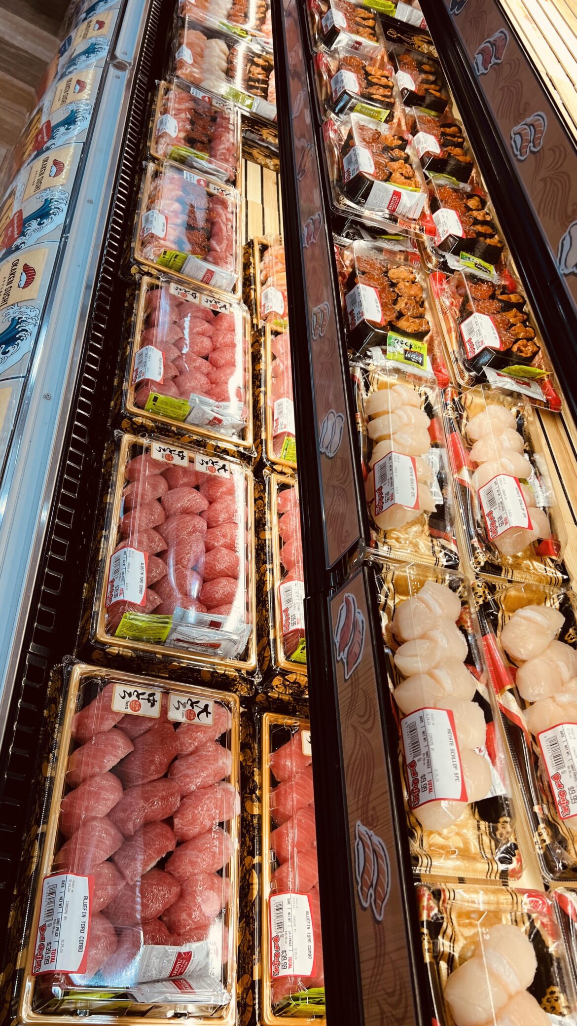 Christmas eve spread. Don Quijote Hawaii.