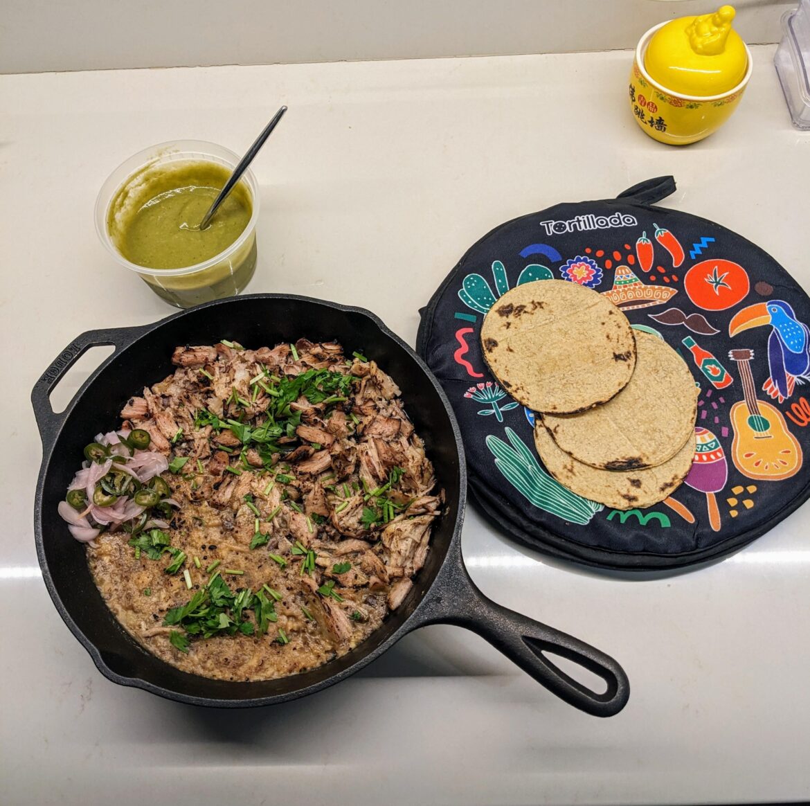 Reheat your leftovers with blowtorch