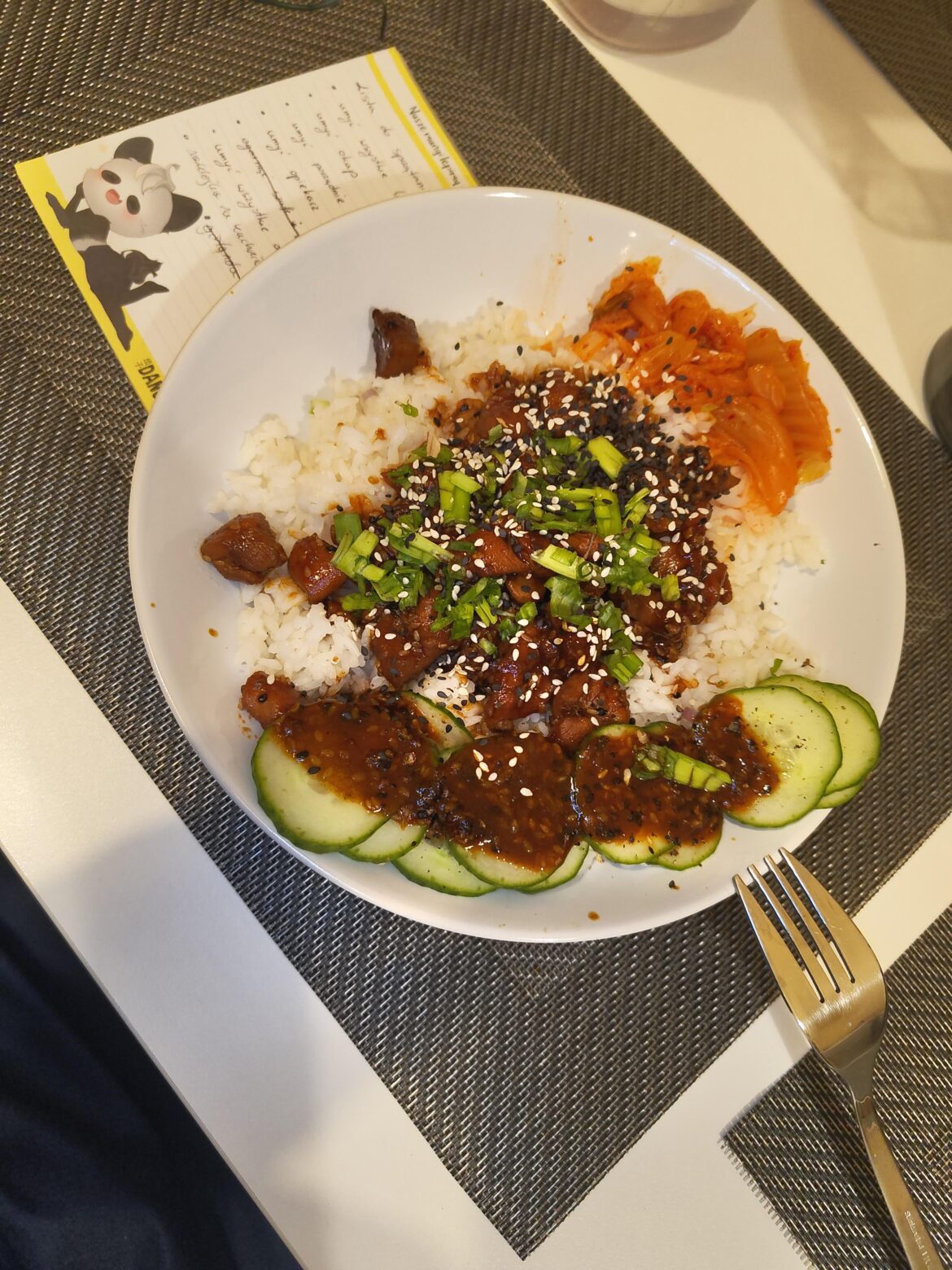 My korean bbq chicken