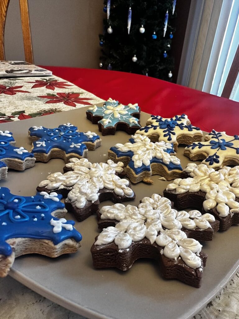 First snowflakes for the season❄️