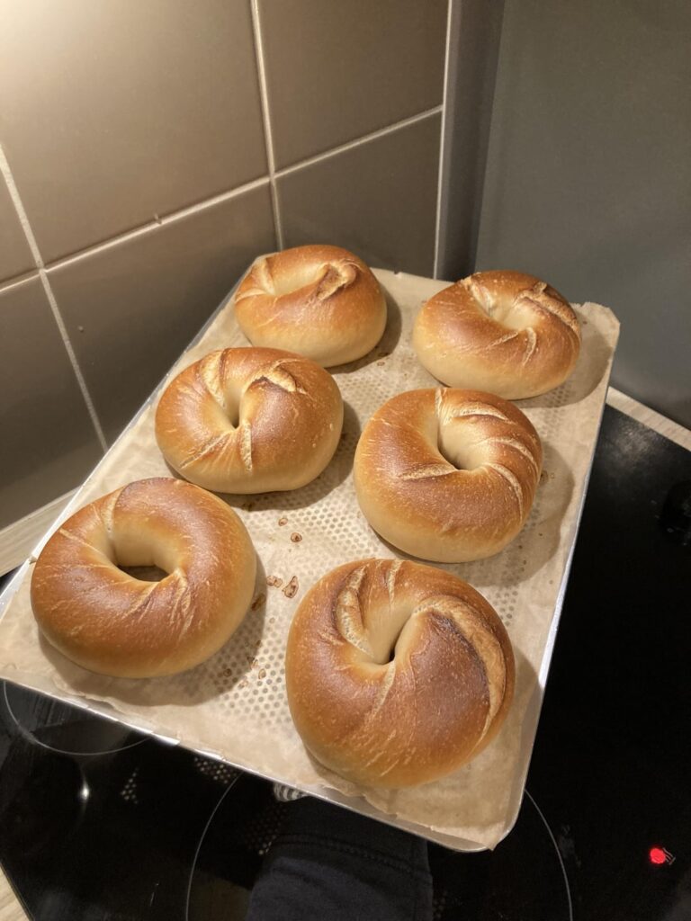 Bagels (bacon and scallions cream cheese)