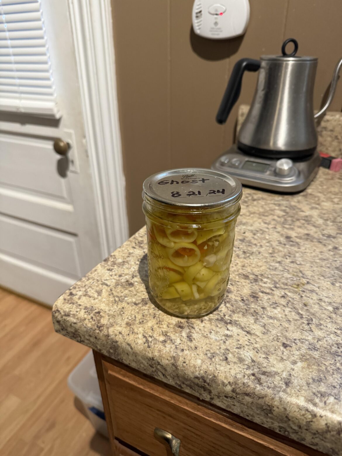 My friends hobby is growing and canning peppers. I can’t get enough. I look forward to the random delivery of a box of jars on my porch. Burns so good.